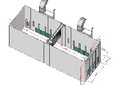 Покрасочная камера KraftWell KRW1555-MD