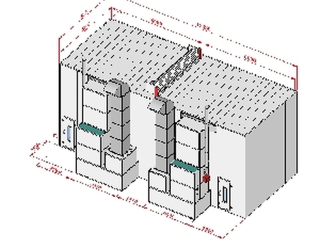 Покрасочная камера KraftWell KRW1255-MG