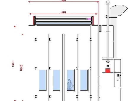 Покрасочная камера KraftWell KRW1255-MG