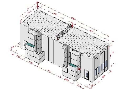 Покрасочная камера KraftWell KRW1655-MG