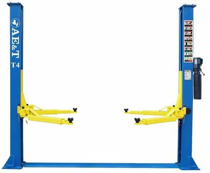 Подъемник двухстоечный AE&T T4, 4т, с нижней синхронизацией, 380В