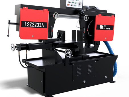 Полуавтоматический ленточнопильный станок MetMachine LSZ2233A с поворотной рамой