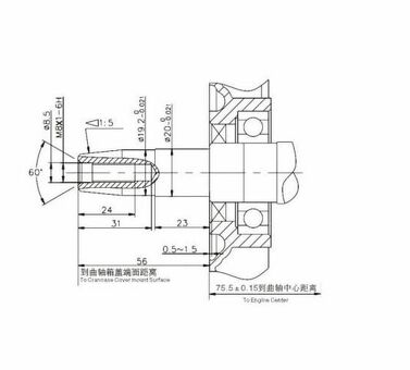 Двигатель 168 FB-2 Zongshen 1T90Q168F