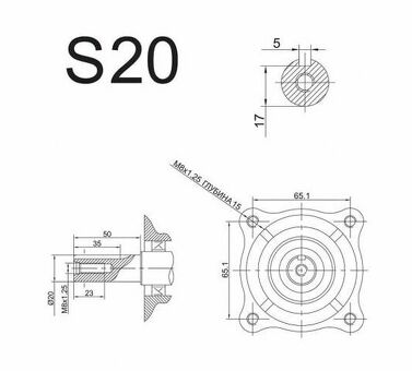 Двигатель бензиновый 4Т DDE E650-S20 792-872