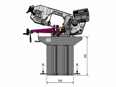 Ленточнопильный станок Optimum OPTIsaw SD281V (380 В) 3290250