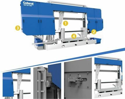 Станок ленточнопильный полуавтоматический CUTERAL CSM 1200/2000