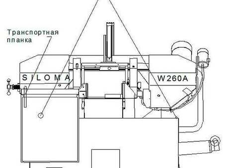 Ленточнопильный станок автоматический Siloma W 260A