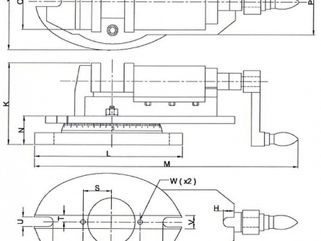 Фрезерные прецизионные тиски MMV/SP-150 Wilton WI11710EU