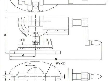 Станочные двухосевые прецизионные тиски AMV/SP-125 WILTON WI11706EU