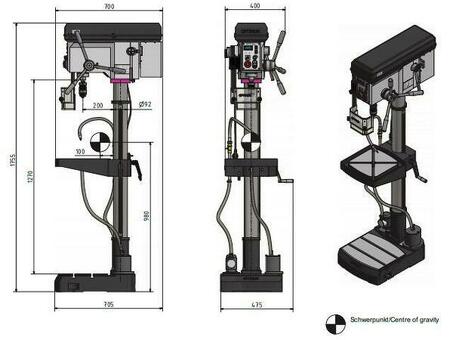 Сверлильный станок OPTIdrill B 28HV