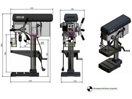 Сверлильный станок OPTIdrill B 24HV