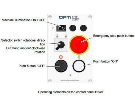 Сверлильный станок OPTIdrill B 24H (230 V)