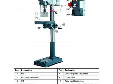 Вертикально-сверлильный станок OPTIdrill B 32