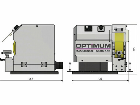 Станок для заточки Optimum 3101670 OPTIgrind GB 250B