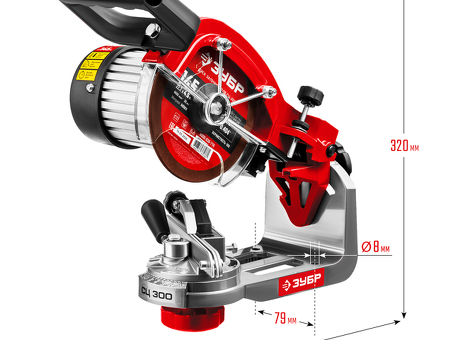 Станок заточный ЗУБР для пильных цепей СЦ-300