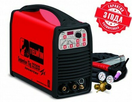 Сварочный аппарат Telwin SUPERIOR TIG 322 AC/DC HF/LIFT + TIG ACC