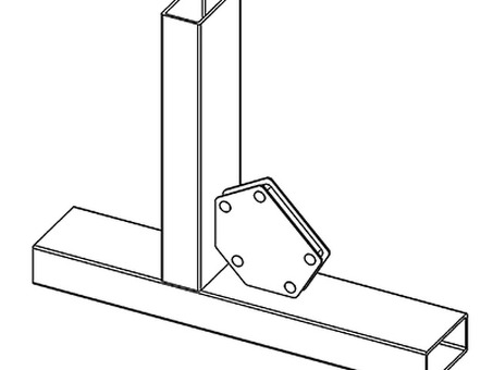 Угольник магнитный для сварки MAG615 Smart&Solid