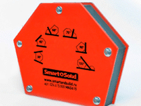 Угольник магнитный для сварки универсальный MAG614 Smart&Solid