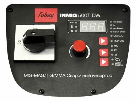 Сварочный полуавтомат инвертор FUBAG INMIG 500T DW SYN с DRIVE INMIG DW, шланг пакетом 10м, горелкой, блоком жидкостного охлаждения и тележкой 38029.4