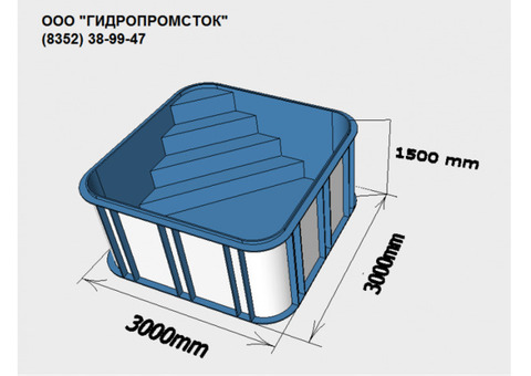 Бассейн из полипропиленовых листов