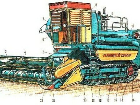 Рисоуборочный комбайн «Енисей-1200Р» |, комбайн енисей на гусеницах .