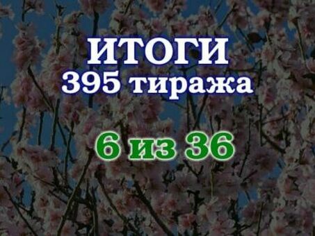 Проверьте лотерею 6 лото 36 Федерального закона 395 от 26 марта 2023 года.