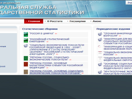 Российский статистический ежегодник - Статистический ежегодник - Каталог материалов - StatProjectRu, Российский статистический ежегодник.