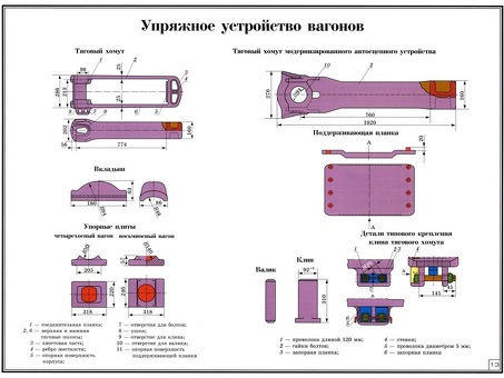 Ржд болт клина для тягового хомута: купить в интернет-магазине с доставкой