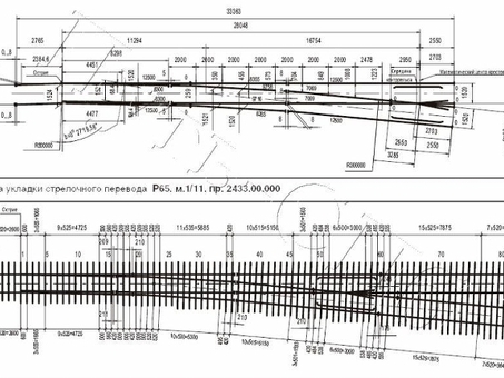 Купить РЖД стрелочный перевод р65 1 11 в Москве по выгодной цене