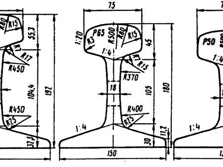 Купить РЖД рельсы Р65, ширина головки на уровне 13: цена и характеристики