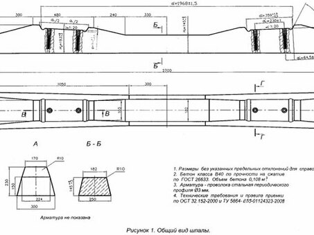 Купить РЖД шпалу Ш3 - цена, характеристики и отзывы