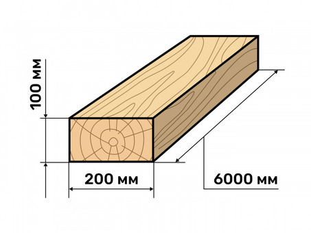 Купить пиломатериалы 6м 200х200 по доступным ценам
