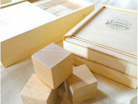 Купить деревянные кубики