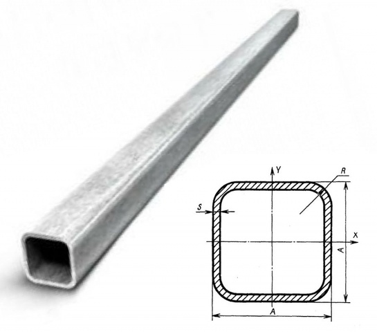Купить Труба Квадратная 80х80х3