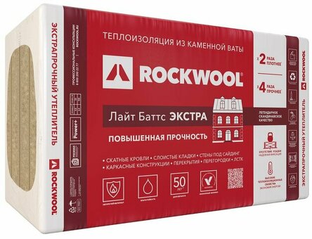 Rockwool Лайт Баттс Скандик 800х600х100мм: Преимущества и технические характеристики