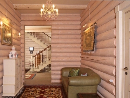 Деревянный блок-хаус для украшения интерьера