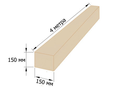 150x150 деревянный брус цена за штуку