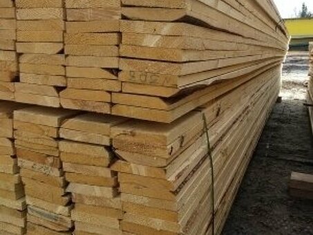 Высококачественные пиломатериалы из хвойных пород древесины: Обрезные доски 3-го сорта