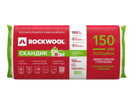 Rockwool Scandic 50 мм: Высококачественное изоляционное решение