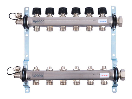 Uponor Vario S Manifold с клапанами для эффективных систем отопления