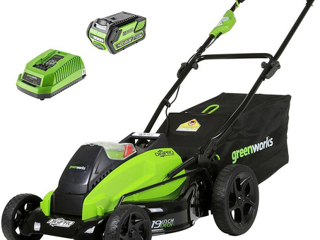 Greenworks G MAX 40V GD40LM45 DigiPro - мощная и эффективная газонокосилка