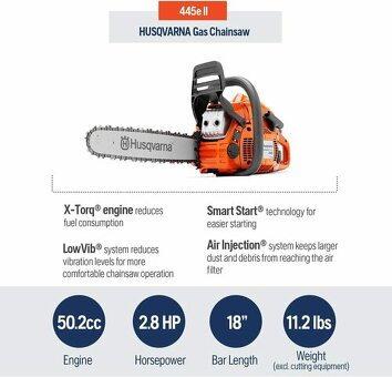 Узнайте технические характеристики электроинструмента Husqvarna 350.