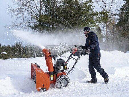 Снегоходные машины Husqvarna: уборка снега