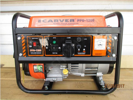 Бензиновый генератор Carver PPG 3900AE: мощный и надежный