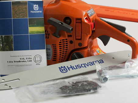 Бензопила Husqvarna 140 9667764 04 - надежный электрический инструмент для эффективной распиловки древесины