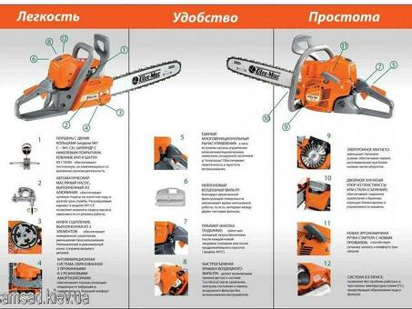 Бензопила Oleo Mac 936 технические характеристики - высокое качество и надежность