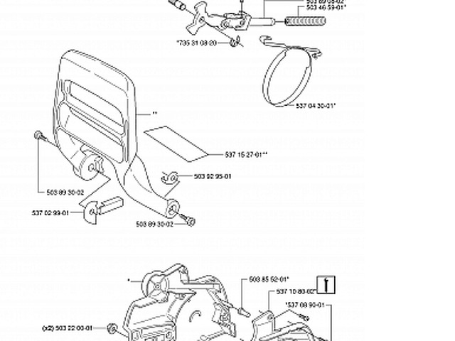 Husqvarna 137 схема