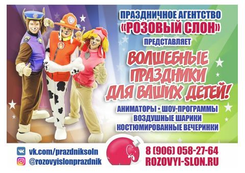 Аниматоры на детский праздник в Солнечногорске
