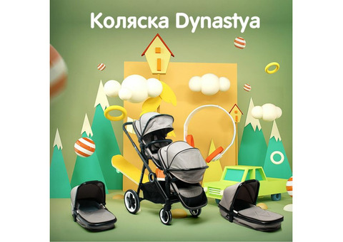 Детская коляска для двойни и погодок BabyZz Dynasty