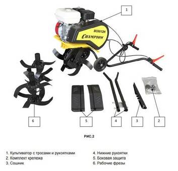 Культиватор Champion BC 5712: высокопроизводительный инструмент для сада